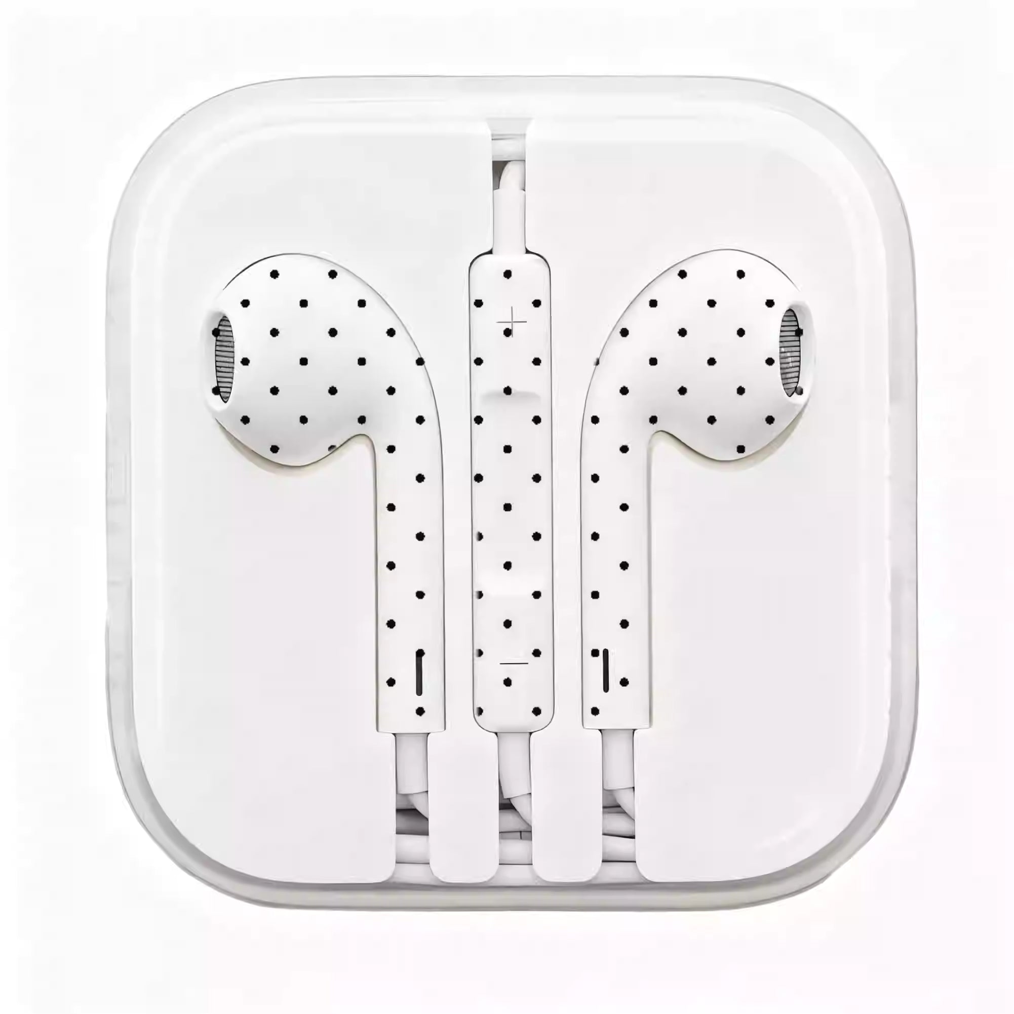 Polka dot wired headphones